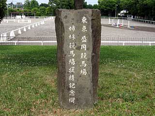 東京盛岡姉妹競馬場提携記念樹