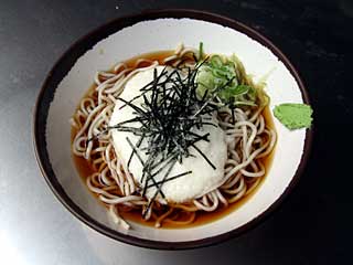 冷やしとろろそば(梅屋)