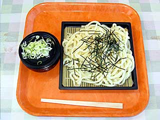 ざるうどん（馬そば深大寺）