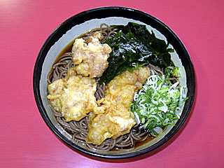 冷やし肉天そば(馬そば深大寺)