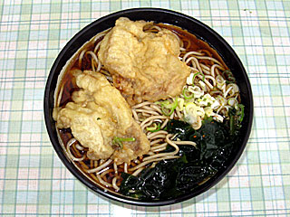 肉天そば(馬そば深大寺)