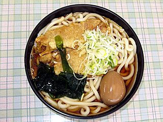 肉天うどん（馬そば深大寺）