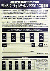 WIN5バーチャルチャレンジ