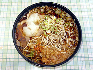 おろし肉そば大盛り(馬そば深大寺)