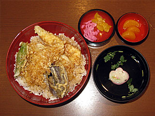 いか天丼（鳥駒）