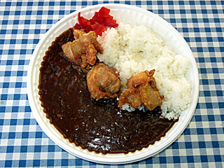 唐揚げカレーライス