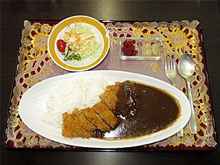 チキンカツカレーセット（ときわ家）