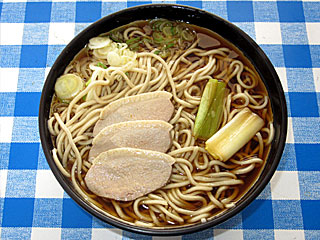 鴨南蛮そば(馬そば深大寺)