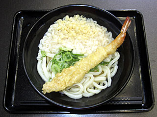 海老天うどん（はなまるうどん）