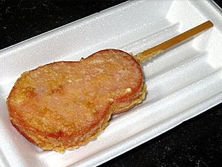 ハムステーキ串天(てんや)