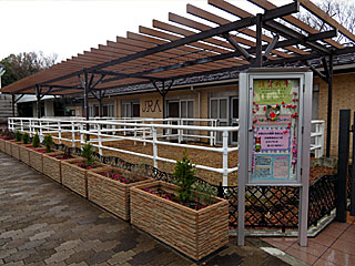 乗馬の展示コーナー