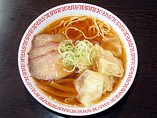 チャーシューワンタンメン〔翠松楼〕