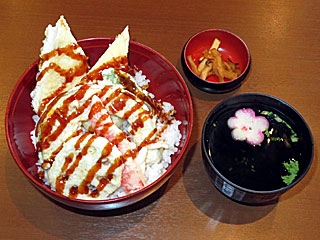 黒酢鶏天丼〔鳥駒〕