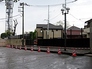 東京競馬場西側工事