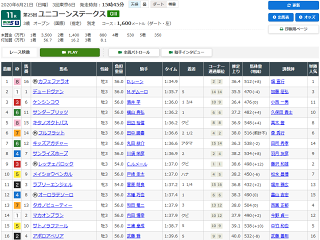 ユニコーンステークスレース結果