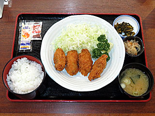 カキフライ定食〔磯〕