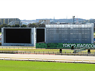 東京競馬場東側ターフビジョン工事