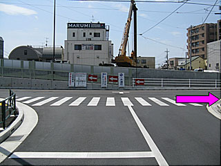 是政駅から東京競馬場へ