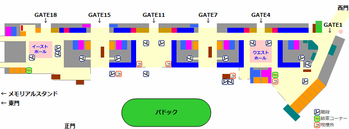 フジビュースタンド２階