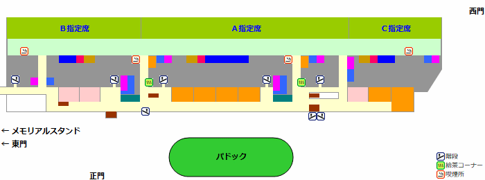 フジビュースタンド５階