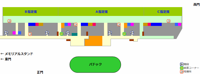 フジビュースタンド６階