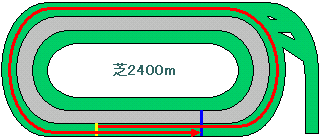 東京競馬場芝2400m